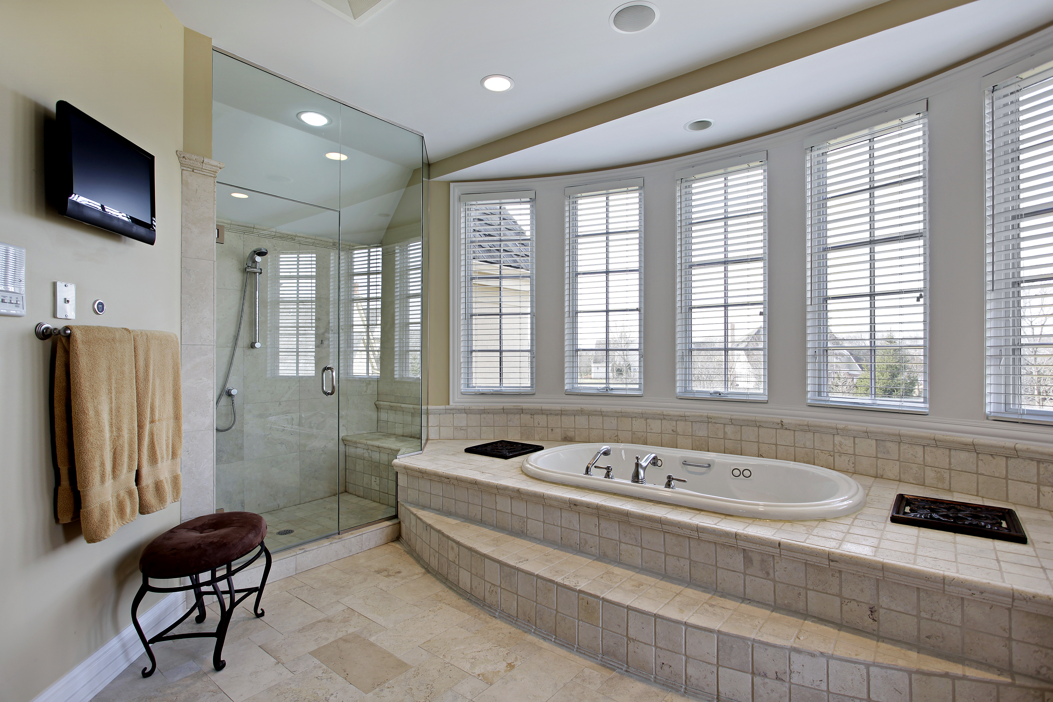 bathroom window glass