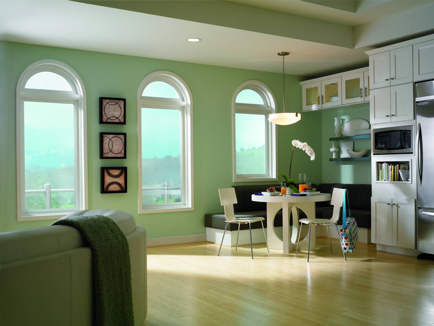 Simonton Vinyl Geometric Picture Window 2