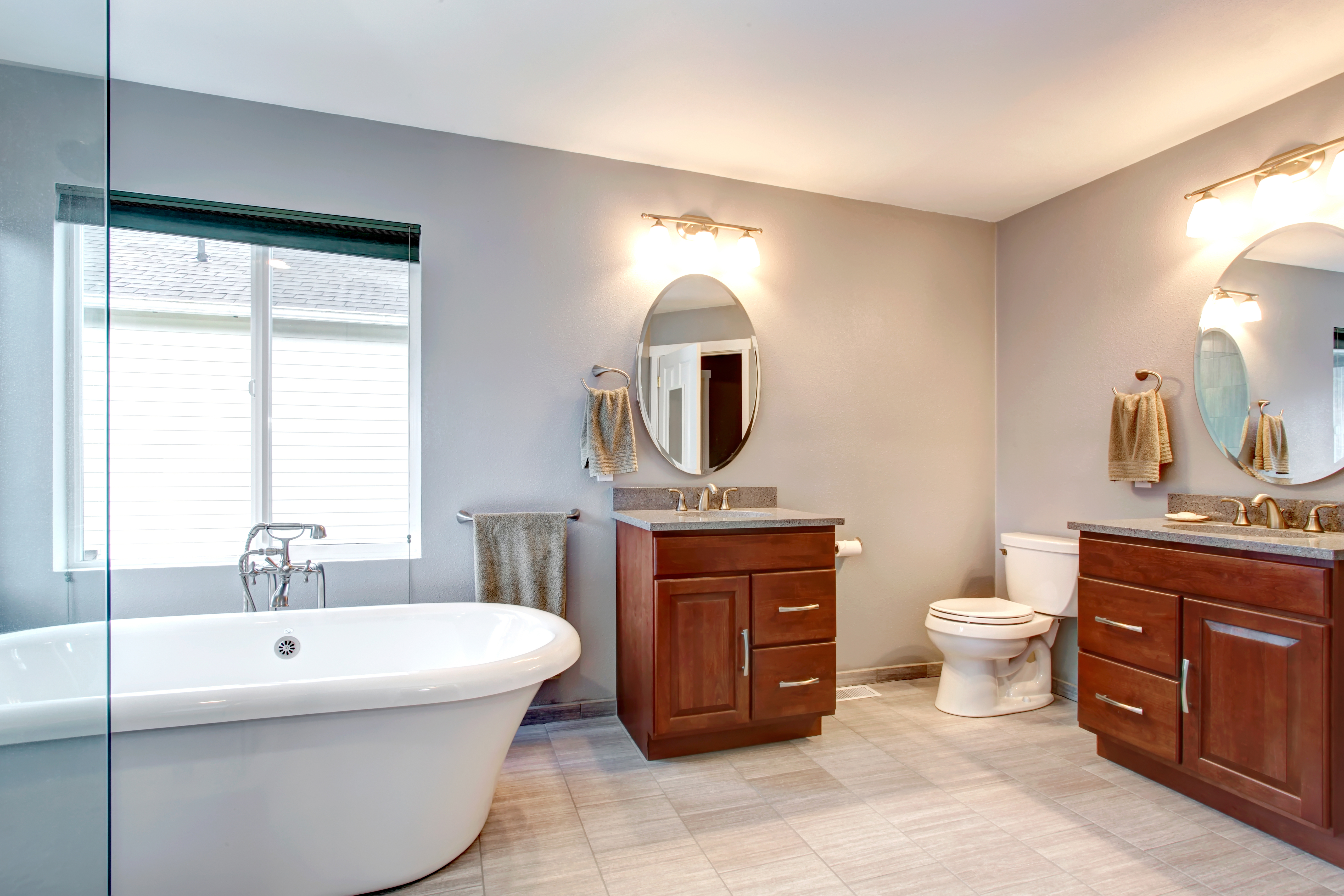bathroom window glass