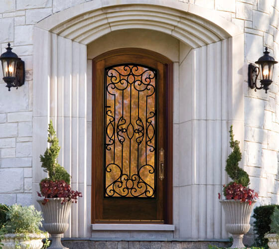 Jeldwen Wood & Glass Entry Door